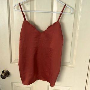Women’s satin tank top size Mediium